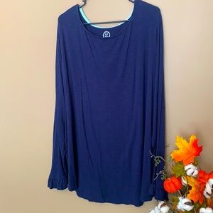 Maurices 24/7 navy long sleeve plus size 3